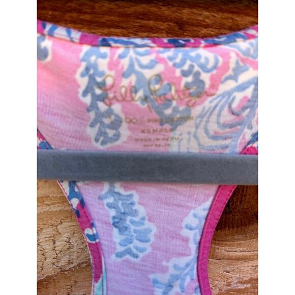 Lilly‎ Pulitzer XS Monterey Dress Coral Print Tank Dress - Picture 2 of 3